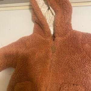 Cozy Pink Fleece Baby Hoodie